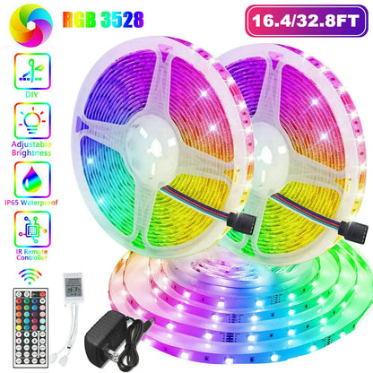 32FT RGB LED Strip Light with Remote Control