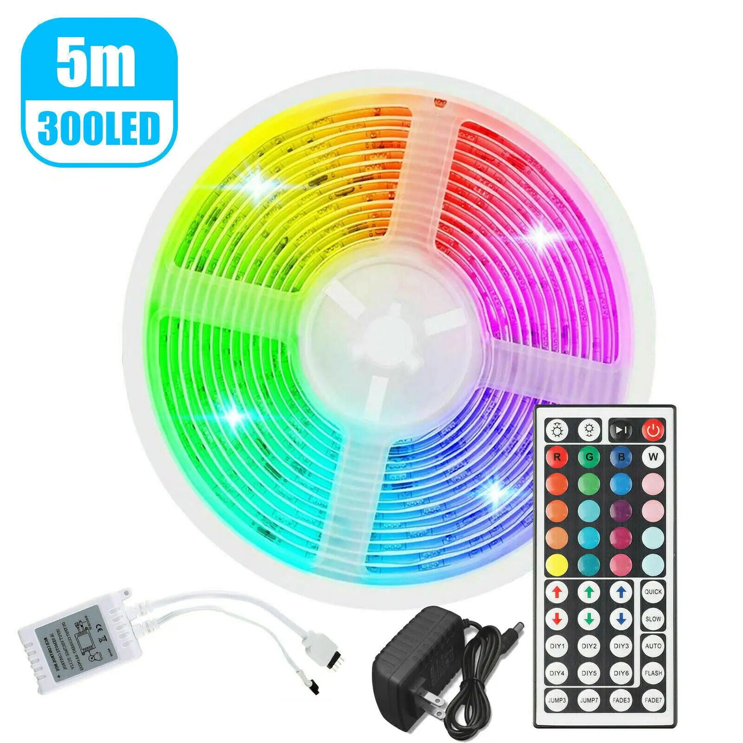 32FT RGB LED Strip Light with Remote Control